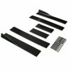 Glossy Black 86.6'' Side Skirt Extension Rocker Panel For E90 E92 E93 06-21