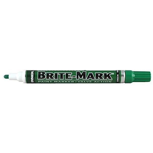 ITW PROFESSIONAL BRANDS 84007 Brite-Mark Paint Pen Medium TIP Green