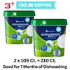 Member's Mark Ultimate Clean Automatic Dishwasher Pacs Fresh Clean Scent 210 Ct.
