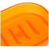 Excelsa Soap Dish, Polystyrol, Orange, 15.7 x 11 x 4 cm