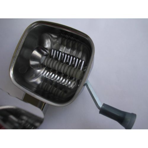 Tredoni Stainless Steel Parsley Mincer Grater with Lid, Herb Mill Garlic/Onion Grinder Chopper