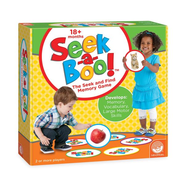 MindWare Seek-a-Boo Seek and Find Memory Game and Toddler Flash Cards Matching Game