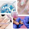 100 Pcs Crystal Cuticle Sticks, Double Heads Cuticle Pushers Sticks Remover, Nail Art Manicure Pedicure Tools (Pink)