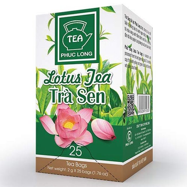 03 Boxes ( 1 box 25 packs) - Lotus Tea Bag - Tra Sen Tui Loc - Phuc Long Viet Nam