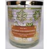 2 BATH & BODY WORKS WHITE BARN SUGARED SNICKERDOODLE 1 WICK 8 OZ CANDLE