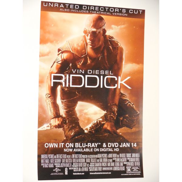 11x17 Movie Poster - Riddick: Rule the Dark