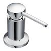 Moen 3942 Deck Mounted Kitchen Dispenser with Above The Sink Refillable Bottle, Chrome, Soap Pump
