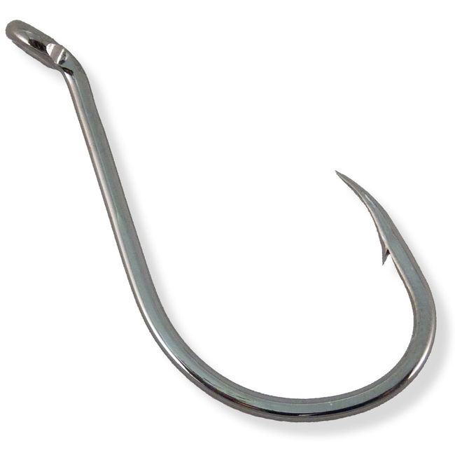 Owner SSW Super Needle Point Hook, #6, Chrome, 10 Per Pack