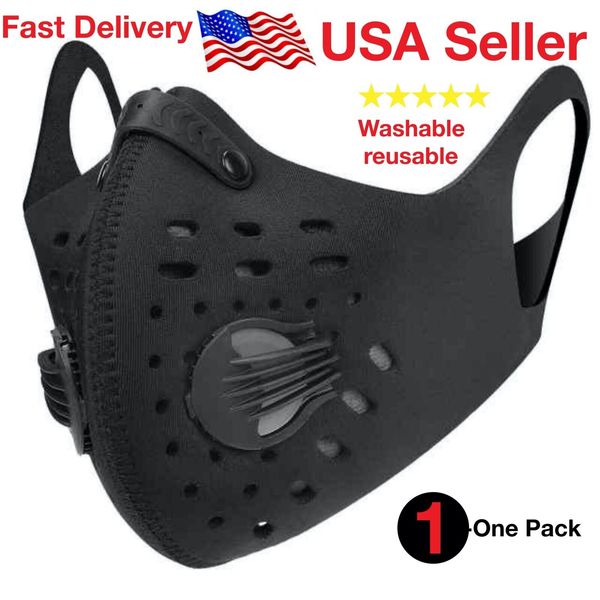 Face Mask , with pocket filter , Unisex, Mouth Mask , Washable, Reusable , Mask