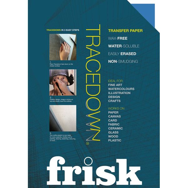 Frisk Tracedown A3, Pack of 5, Assorted Colours