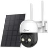 XVIM 4MP WiFi Solar Camera Wireless Outdoor Security Camera System Rechargeable