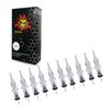 BIGWASP (4th Gen) 50pcs Assorted Disposable Cartridge Tattoo Needles Round Liner Mixed 3RL 5RL 7RL 9RL 11RL (#10 Bugpin RL)