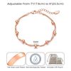 Philip Jones Rose Gold Plated Ball Bracelet