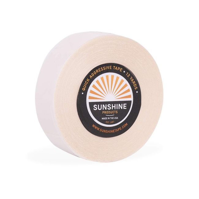 Sunshine Tape | Quick Aggressive Wig Adhesive Tape Roll | 3/4" x 12 YDS | Premium Hair Toupee Tape