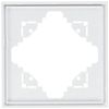 Kopp Malta 309113063 Cover Frame for Vertical and Horizontal Mounting 1x, Arctic