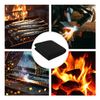 7.9"x7.9" Multi-Use Fireproof Mat for Outdoor Grilling & Indoor Fireplaces 5mm
