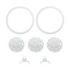CAPASTEC Betta Fish Training Ring, Aquarium Accessories, Training Tool for Betta, Improves Activity and Water Cleaner, White, 1 Set