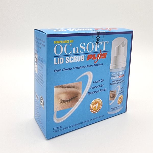 Ocusoft Lead Scrub Plus Eyelid Cleaner Eye Wash Eye Clean Eye Gland Stye