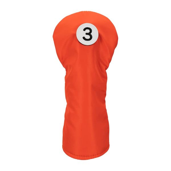 LITE H-465 (090) Standard Headcover for Fairway Woods, Orange