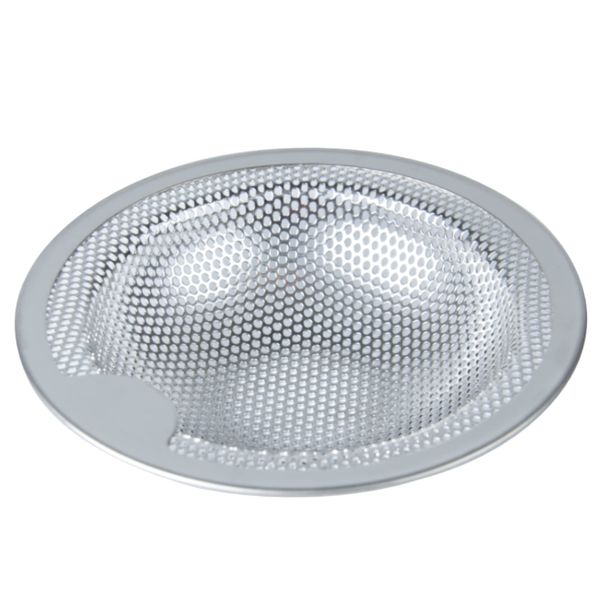 EXLEAD Stainless Steel Round Shaped Garbage Strainer Small Size Bath Drain Drain Cover Net Hair Removal Catch Punching Garbage Strainer