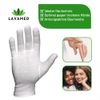 LAVAMED Dermatest: very good cotton gloves, extra soft cotton gloves made of 100% cotton, jersey gloves, white twisted gloves, premium cosmetic gloves (3 pairs, M)