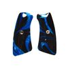 Blue & Black Pearl Ruger GP100 Grip Inserts