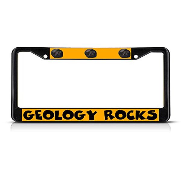 Fastasticdeals Geology Rocks License Plate Frame Tag Holder Cover