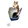 Sand Dipper - Mid Size Adjustable - Extra Long Handle Back Saver Hygienic Cat Litter Scoop