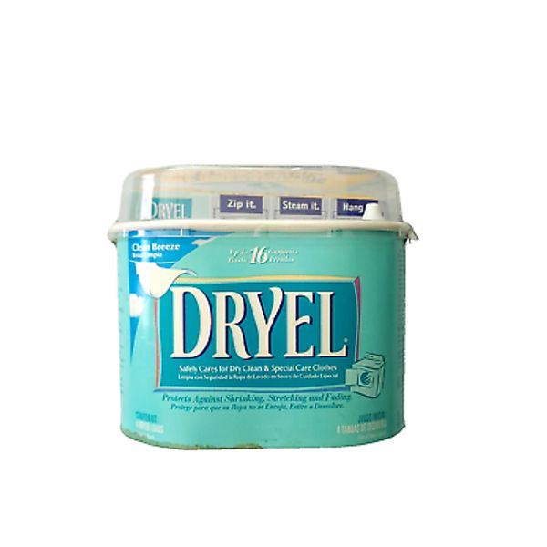 Dryel At Home Dry Cleaning Starter Kit 4 Loads 16 Articles Original Fresh Scent