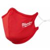 Milwaukee 48-73-4227 Red Reusable One-Size Face Mask 2pk