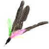 onebarleycorn Cat Toys Feather Refills for Cat Wand Toys Interactive include Replacement Feathers