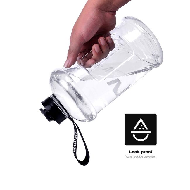 2 Liter Drinking Bottles Large Capacity FitnessReusable Plastic