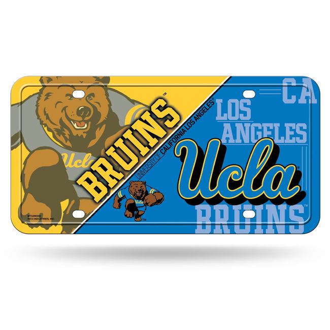 NCAA UCLA Bruins Metal License Plate Tag