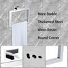 Modern Chrome Towel Ring Holder Wall Mounted Square Bathroom Accessory ACC121