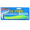 C&H Lures Lil Stubby Chugger Lure, Bright Blue/Chartreuse, 5.5 in