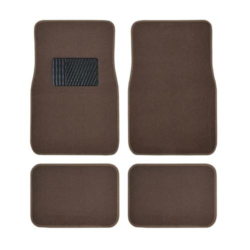 alxiang Dark Beige Car Floor Mats Liner Pads Mat Standard Fits 4pc Auto Brown Nylon,Rubber 11.5" L X 16.5" W-Rear Vacuum or Use Soap and Water-Maintenance MT-100 DBCFMLPUMSF4AB 901-87359