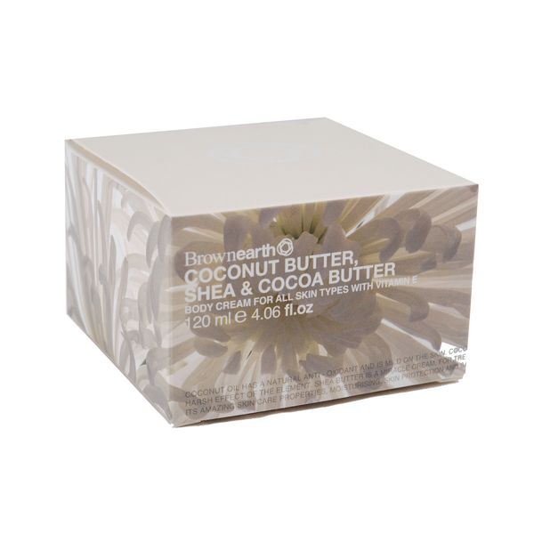 Brown Earth Coconut Shea Cocoa Body Cream 120ml