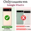 for Pixel 6 Case with Screen Protector: [Military Grade 20ft. Drop Tested] Ring Shockproof Protective Phone Case for - Google Pixel 6 (Black)