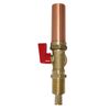 1 Pc XFITTING Washing Machine Stop Valve, 1/2" Pex B x 3/4" MHT, Red