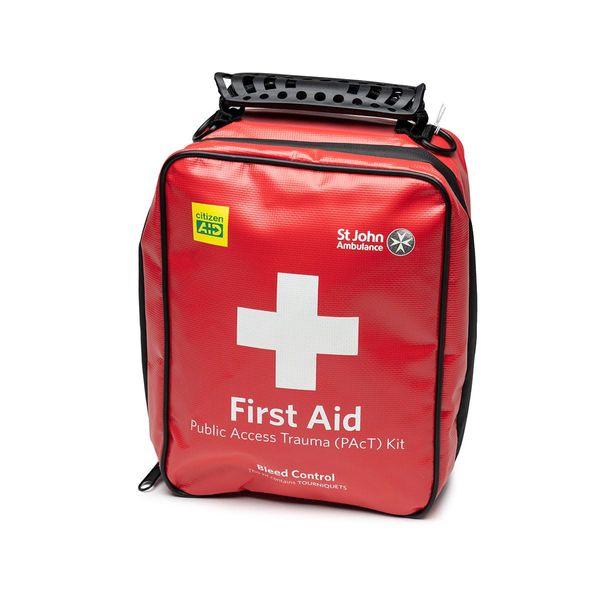 St John Ambulance Zenith Public Access Trauma (Pact) First Aid Kit with Tourniquet