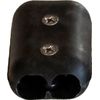 3/4 Inch Double OT Reusable Rope Clamp Twelve (12) Pack (Black)