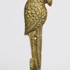 Melody Maison Rustic Gold Parrot Wall Hook 16cm x 6cm