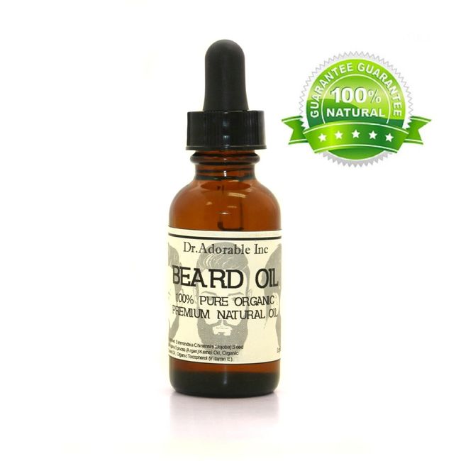 1.1 oz Bay Rum Beard Oil & Conditioner 100% Organic Natural Oil by Dr.Adorable