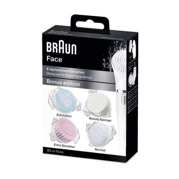 Braun SE80 Silk Epil Face Extra Multi-Pack Refills - Pack of 4
