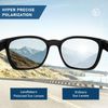 LenzReborn Polarized Lens Replacement for Oakley Dispatch 2 OO9150 Sunglass - Gradient Grey - Polarized