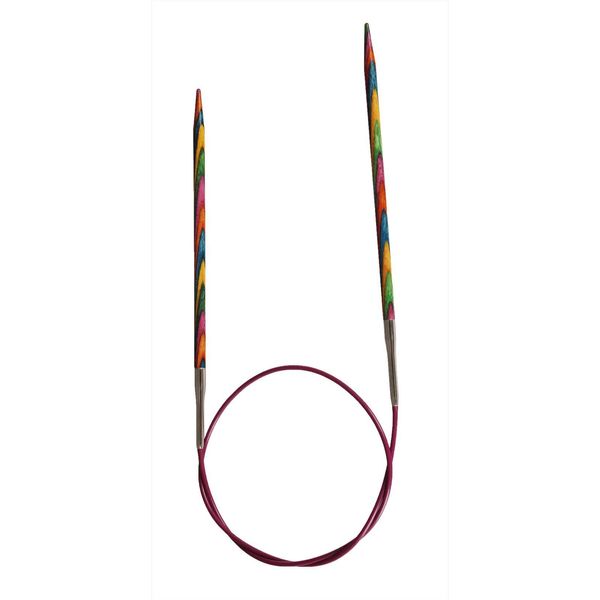 KnitPro 40 cm x 5 mm Symfonie Fixed Circular Needles, Multi-Color