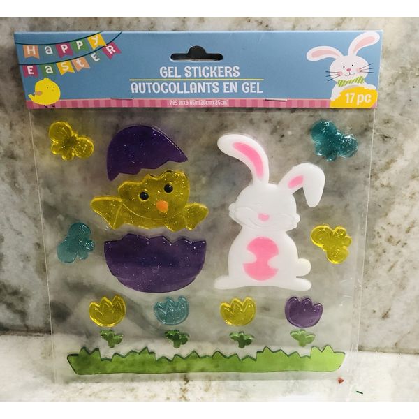 Easter Eggs Chick Flower Window Sticker Klingons Decorations 17 pc reusable New