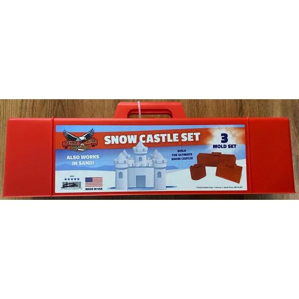 BRAND NEW Flexible Flyer 3ct Winter Snow & Beach Sand Fort Building Castle Kit