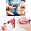 Olakin Nail Sanding Belts[100 Pcs], 180# Sanding Bands, Grit Sanding Sleeves, Sanding Caps, for Manicure Nail Care Nail Design
