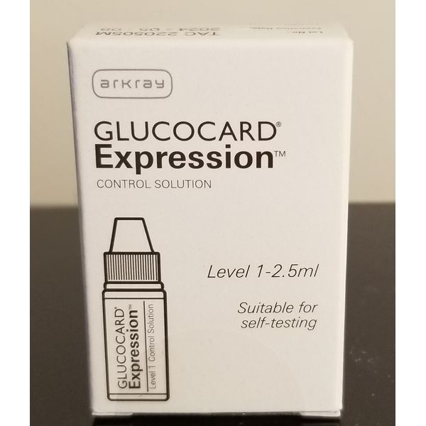 GLUCOCARD EXPRESSION CONTROL SOLUTION. exp. 5/24